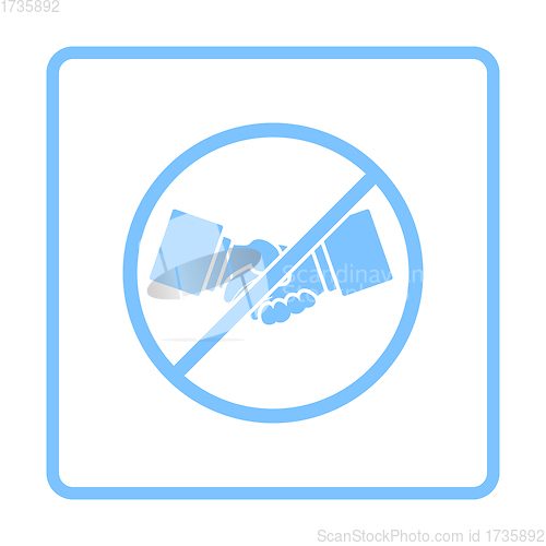 Image of No Hand Shake Icon