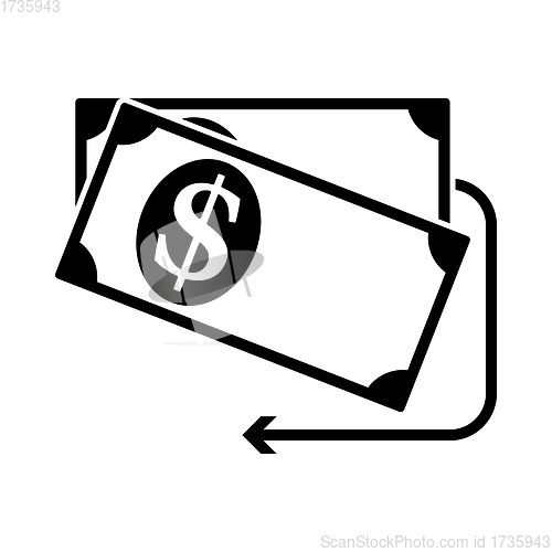 Image of Cash Back Dollar Banknotes Icon