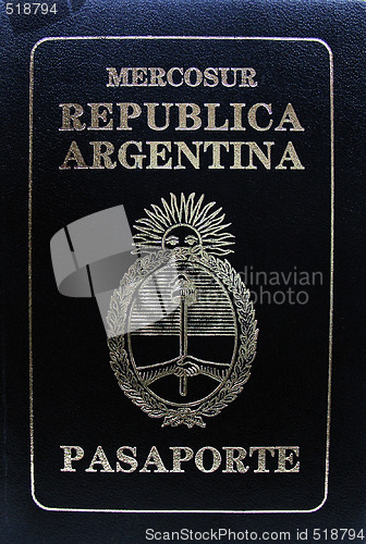 Image of Passport Republica Argentina