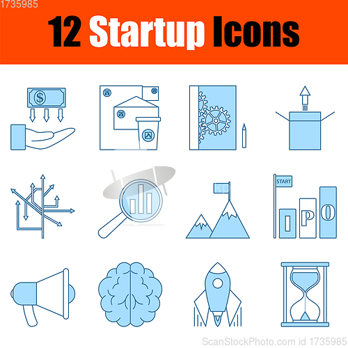 Image of Startup Icon Set