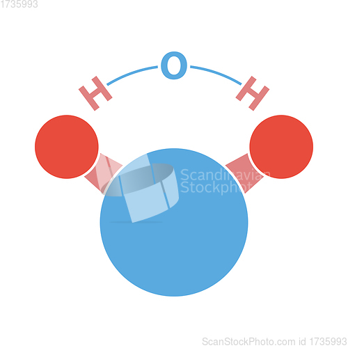 Image of Icon Of Chemical Molecule Water