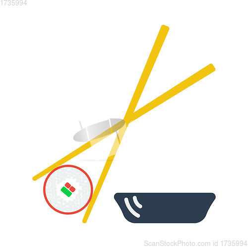 Image of Sushi With Sticks Icon