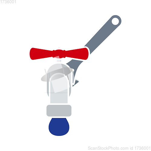 Image of Icon Of Wrench And Faucet