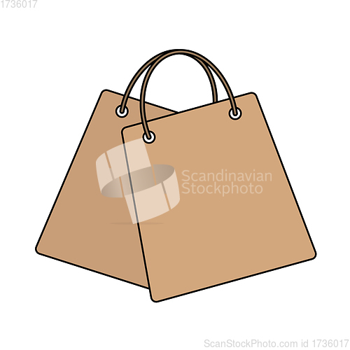 Image of Two Shopping Bags Icon