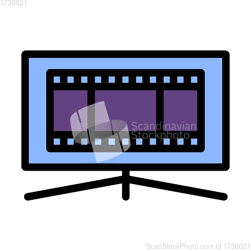 Image of Cinema TV Screen Icon