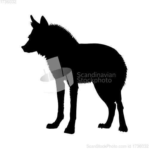 Image of Maned Wolf Silhouette