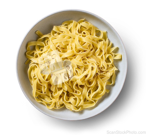 Image of bowl of pasta tagliatelle