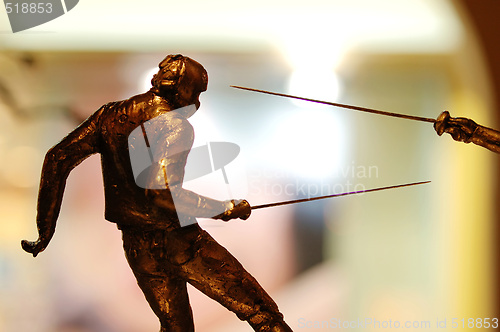 Image of Fencers in attacking