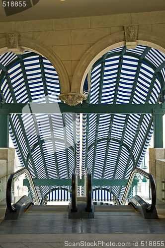 Image of Subway escalator