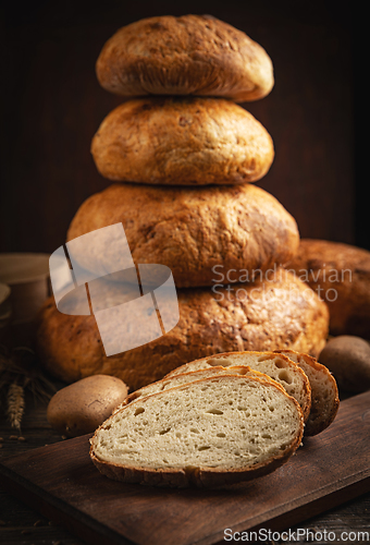 Image of Freshly baked traditional bread