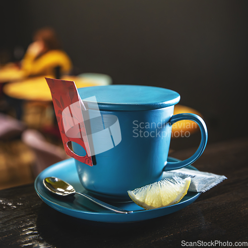 Image of Blue ceramic mug