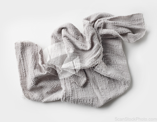 Image of crumpled cotton napkin