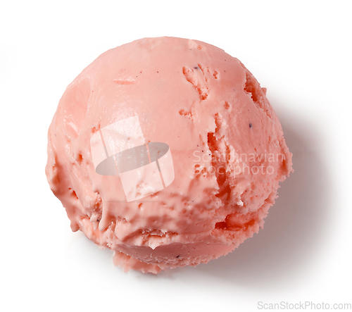 Image of pink ice cream scoop