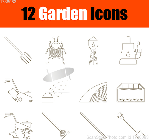 Image of Garden Icon Set