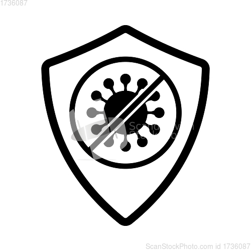 Image of Shield From Coronavirus Icon