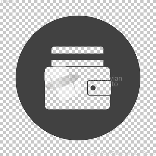 Image of Credit Card Get Out From Purse Icon