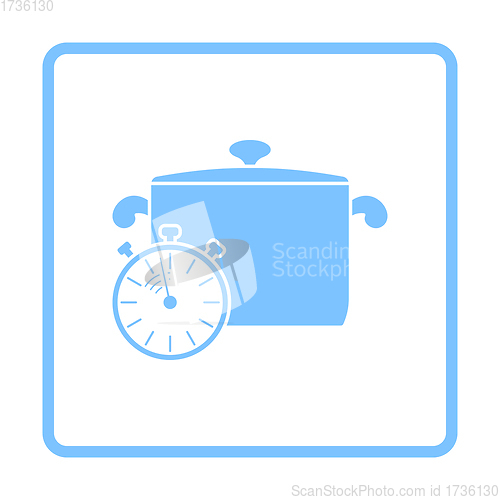 Image of Pan With Stopwatch Icon