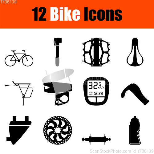 Image of Bike Icon Set