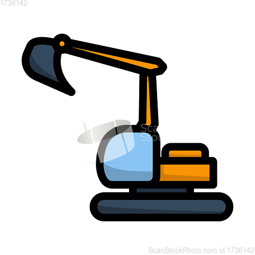 Image of Icon Of Construction Bulldozer