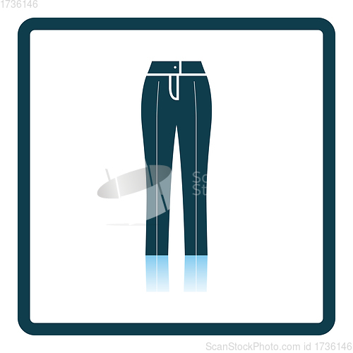 Image of Business Woman Trousers Icon