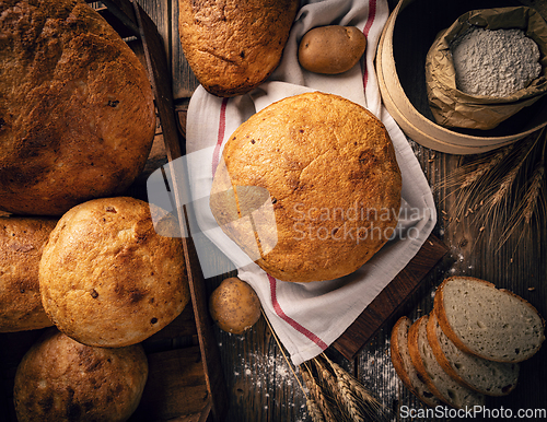 Image of Assortment of baked bread