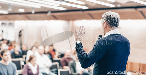 Image of Sturtup expert giving talk at business event workshop.