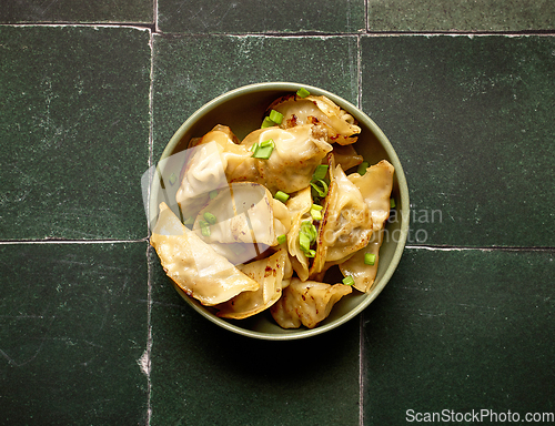 Image of bowl of asian dumplings