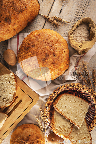 Image of Assortment of baked bread