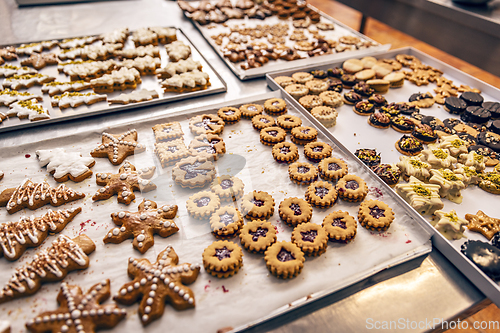 Image of Christmas homemade cookies.