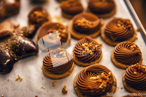 Image of Christmas holiday chocolate mini desserts