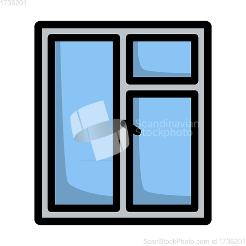 Image of Icon Of Closed Window Frame