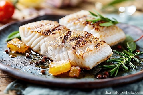 Image of Tasty fillets of grilled or oven baked pollock