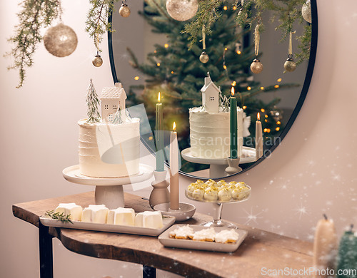 Image of Sweet Christmas cookies and cakes