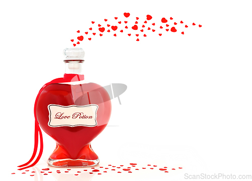 Image of Love Potion Bottle Fantasy Magical Concoction  