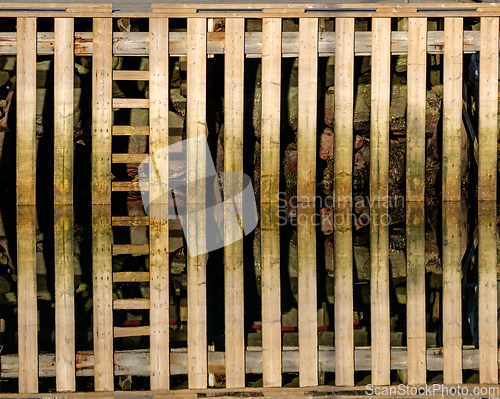 Image of A Broken Wooden Fence