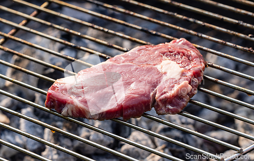 Image of fresh raw beef steak