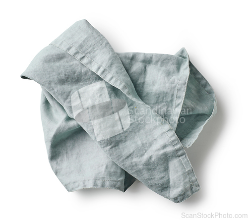 Image of crumpled cotton napkin