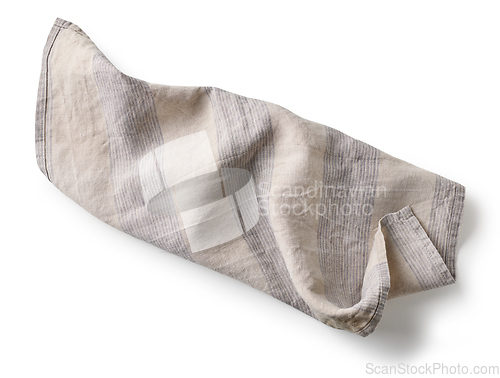 Image of crumpled cotton napkin