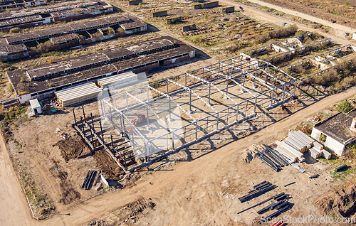 Image of Industrial construction site