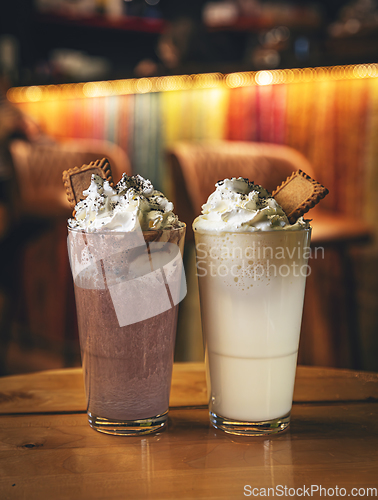 Image of Milkshake with whipped cream
