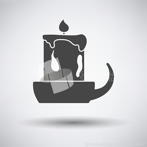 Image of Candle In Candlestick Icon