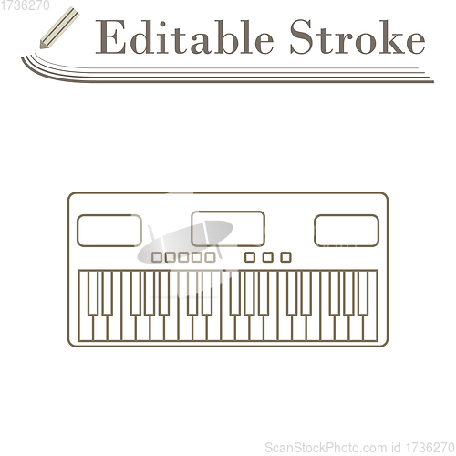 Image of Music Synthesizer Icon