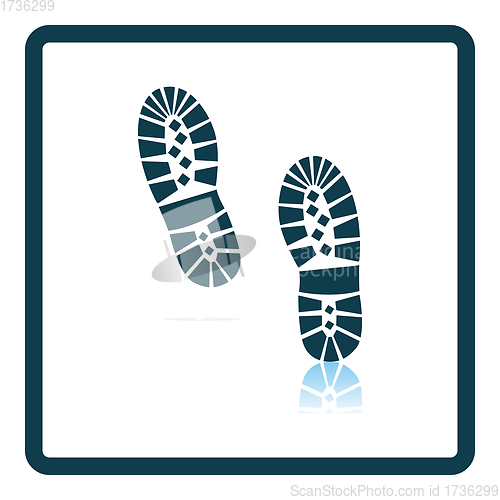 Image of Boot Print Icon