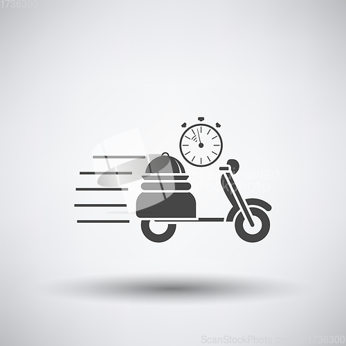 Image of Restaurant Scooter Delivery Icon