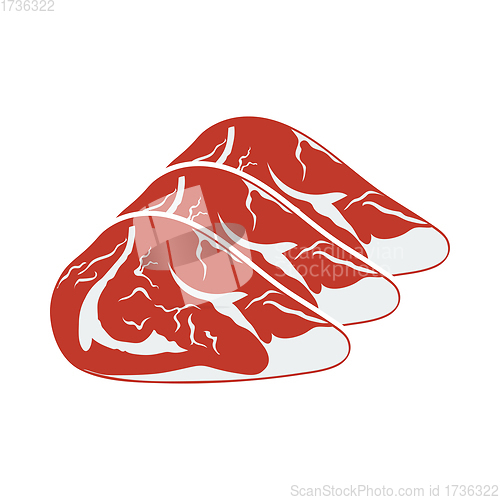 Image of Raw Meat Steak Icon