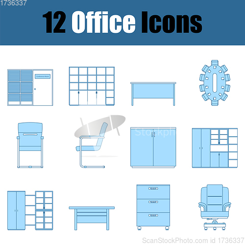 Image of Office Icon Set