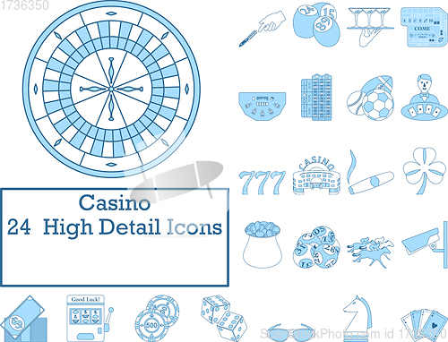 Image of Casino Icon Set