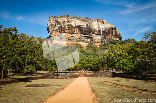 Image of Sigiriya rock, Sri Lanka