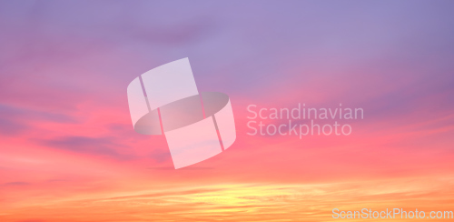 Image of Sunset sky background