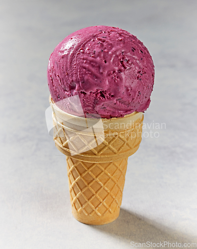 Image of black currant ice cream